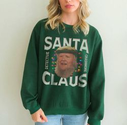 I Think You Should Leave Chrismas Sweater, Tim Robinson, Detective Crashmore Santa Claus Sweatshirt, Funny Ugly Christma