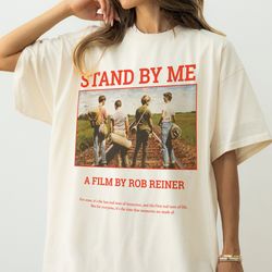 Stand By Me Movie T-Shirt, Retro Classic Film Graphic Tee Shirt for Men and Women, 80s Stand by Me Memorabilia Merch Gif