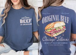 The Bear TV Show Shirt, Jeremey Allen White Retro Graphic T-Shirt, Vintage Original Beef of Chicagoland Restaurant Sandw