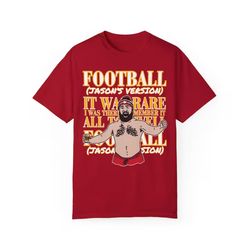 Chiefs - KANSAS CITY - Jason Kelce Shirtless Shirt, Kansas City- KC over heart, Lets Go Chiefs Tee, Super Bowl, Kansas C