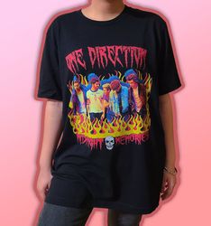 heavy metal direction shirt - vintage style band tee, one direction te
