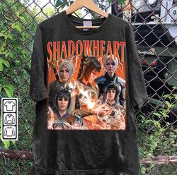 Vintage 90s Graphic Style Shadowheart T-Shirt - Shadowheart Baldurs Sw, 136