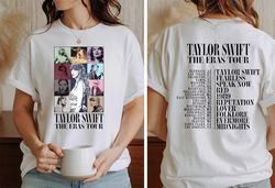 Two Sided The Eras Tour Concert Shirt, Taylor Swift Shirt, C, 235