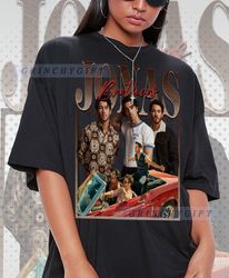 Retro Jonas Brothers Merch Vintage Bootleg Inspired Tee shirt, Graphic Unisex Tee Jonas Brothers Vintage T-Shirt