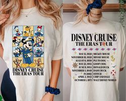 Vintage Disneyland Cruise The Eras Tour Shirt, Mickey and Fr, 322