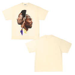 Kobe Bryant 824 Face Split LA Basketball Lakers Streetwear T-Shirt