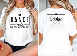 Custom Dance Mom Comfort Colors Shirt, Personalized Dance Mo