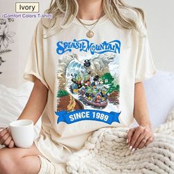 Vintage Disneyland Splash Mountain Comfort Colors Shirt, Spl