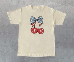 Lucky You Cherry 8 Ball Graphic T-Shirt, Retro Lovers Shirt,