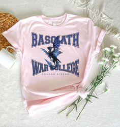 Basgiath War College Shirt, Fourth Wing Shirt, Dragon Rider,