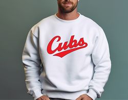 Cubs Sweatshirt, Baseball Fan Shirt, Game Day Tshirt, Player