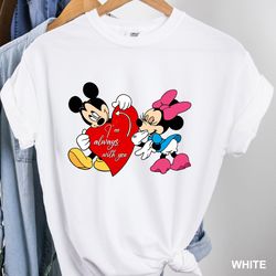 Disney Mickey Loves Minnie Shirt, Comfort Colors Disney Shir