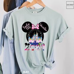 Disneyland 2024 Family Vacation Trip Shirt, Comfort Colors S