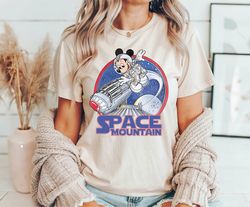 Disney Space Mountain Shirt, Mickey Astronaut T-Shirt, Disne