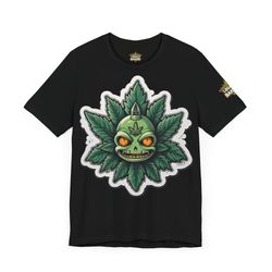 Zombie Legally Baked Cannabis Leaf Unisex Jersey Short Sleeve Tee
