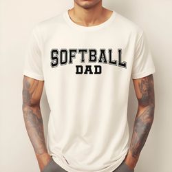 Comfort Colors, Softball Dad Shirt, Softball Lover Dad Tee Shirt, Fathers Day Shirt, Gifts for Softball Husband