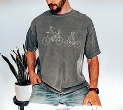 Family Bike Shirt, Dad Baby Matching Shirts Bike, Dad, Son and Mom Matching Shirts, Dad Son Bike Shirts, Bicycle Lover