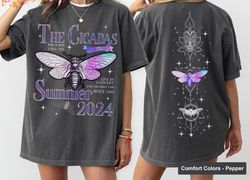 Cicada Reunion Summer 2024 Comfort Colors Shirt, Cicada Concert TShirt, Cicada Invasion, Nature Lover Gift, Insect Love