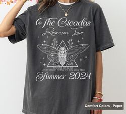 Cicada Shirt 2024, Cicada Concert Tour 2024, Year of the Cicadas Shirt, Funny Cicada Tee, Summer Tee, Insect Lover Tee