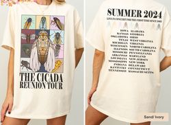 Cicada The Eras Tour Shirt, 2024 Cicada Reunion Tee, Funny Cicada Concert T-shirt, Bug Humor Goblincore Insect Shirt