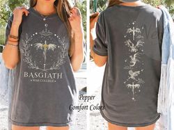 Fourth Wing Shirt, Basgiath War College SweatShirt, Fourth Wing Merch, Dragon Rider Shirt, Rebecca Yoros Bookish Shirt