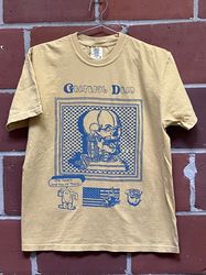 Grateful Dead fan art shirt, skull dead shirt, vintage skull shirt, skull skeleton shirt