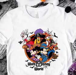 Halloween Vintage Walt Disney World Shirt, Retro Mickey and Friends Shirt, Retro Disney Shirt, Disney Trip Shirt