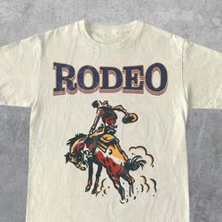 Rodeo 90s Vintage Graphic Cowboy Shirt, Retro 2000s Graphic Western Shirt, Retro Wild Shirt, Rodeo Gifts, Adult Unisex