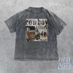 Vintage Cowboys 90s T-Shirt, Retro Country Shirt, Wester Unisex Shirt, Heavy Cotton Shirt, Wild West Gift, Vintage Shirt