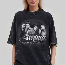 2024 Aventura Tour Concert Shirt, Bachata Shirt, Cerrando Ciclos, Graphic T-Shirt Merch, Unisex Garment Dyed T-shirt