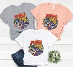 Disney Space Astronauts Shirt, 90s Space Mountain Shirt, Retro Space Mountain Apparel, Retro Disney Fashion, Space Theme