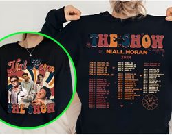 Niall Horan Tshirt, Niall Horan Hoodie, The Show Album Track List Shirt, Niall Horan Tour shirt Gift for men women
