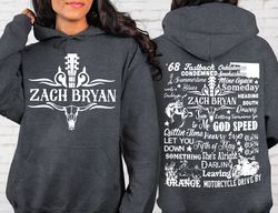 Zach Bryan Full Tracklist Unisex Hoodie, American Heartbreak Album, Zach Bryan 90s Rap gifts, Retro Zach Bryan Singer