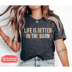 Barn shirt shirt, cowgirl Shirt, Gift For Horse Owner, Horse Trainer Gift, Country farm Shirt, Horse  , Barn