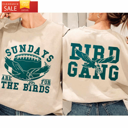 Eagles Hoodie Sundays are for the Birds Bird Gang  Happy Place for Music Lovers