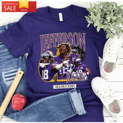 Justin Jefferson Shirt Minnesota Vikings T Shirt Gifts for Vikings Fans  Happy Place for Music Lovers