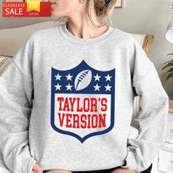 Taylors Version Shirt Travis and Taylor Funny Football Party Gift  Happy Place for Music Lovers 4