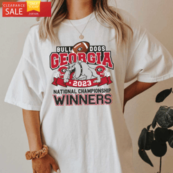 UGA 2023 National Championship Shirt Winners Georgia Bulldogs Womens Apparel  Happy Place for Music Lovers