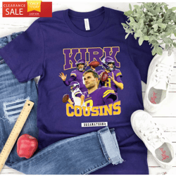 Vintage Kirk Cousins Shirt Minnesota Vikings Shirt Gifts for Vikings Fans  Happy Place for Music Lovers