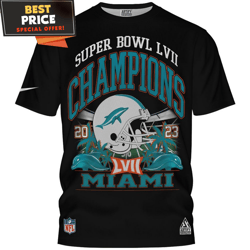 Miami Dolphins Super Bowl LVII Champion 2023 Miami TShirt, Dolphins Football Gifts  Best Personalized Gift  Unique Gifts