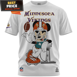 Minnesota Vikings Mickey Super Bowl Champions Cup TShirt, Unique Minnesota Vikings Gifts  Best Personalized Gift  Unique