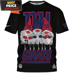 New York Giants Lucky Gnomes Love Giants Tshirt, Unique New York Giants Gifts undefined Best Personalized Gift undefined Unique Gifts Idea