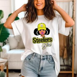 Black Steelers Girl Shirt,NFL shirt, Super Bowl shirt, Sport shirt, Shirt NFL, Superbowl