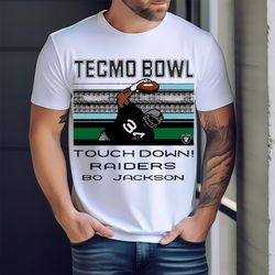 Bo Jackson Touch Down Tecmo Bowl Raiders Shirt,NFL shirt, Super Bowl shirt, Sport shirt, Shirt NFL, Superbowl