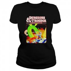 Dungeons And Trogdor Fantasy Role Playing Game Shirt
