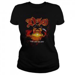 Dio Last In Line Tour Heavy Metal Rock Band Concert shirt