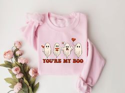 You Are My Boo Sweatshirt, Cute Ghost Sweater, Spooky Valentine ,Boo Boo Valentine,Valentines Day Gift,Husband Valentine