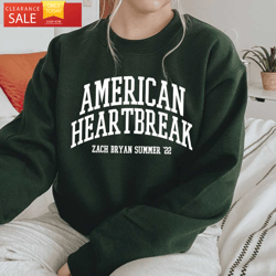 American Heartbreak Zach Bryan Summer22 Sweatshirt Zach Bryan Shirt  Happy Place for Music Lovers