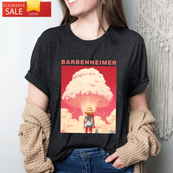 Barbenheimer Meme Shirt Trending 2023 Movie Gift  Happy Place for Music Lovers