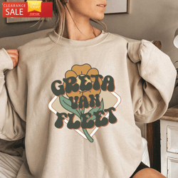 Groovy Greta Van Fleet Floral Shirt 2023 Starcatcher World Tour  Happy Place for Music Lovers